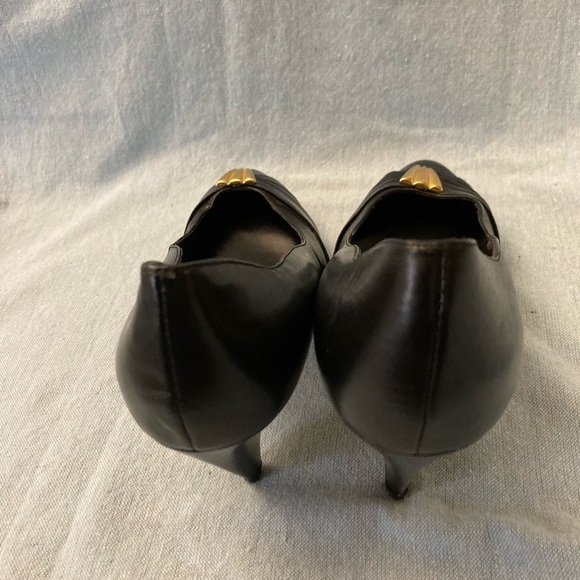 Vintage Flings Sz 7.5M Black with Gold Accents - Picture 3 of 4